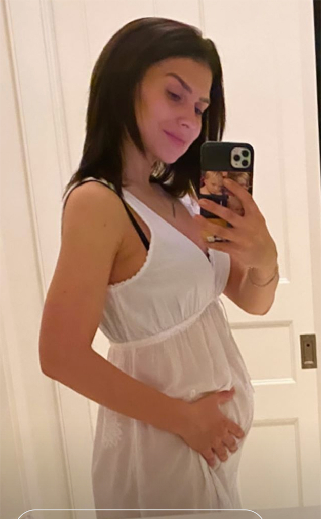 Hilaria Baldwin Debuts Baby Bump, Admits 'I'm So Pregnant Tired'